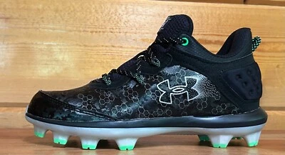 Botines de béisbol Under Armour Harper 9 TPU para niños talla 1 año/1,5 años/5 años/5,5 años/6 años NEGROS Foto 1 de 4