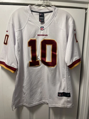 Nike Washington Redskins White RG3 Griffin Jersey Stitched Youth XL 18-20 Cover
