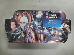 Star Wars 500 Piece Puzzle Collectible Tin Hasbro 2002 Vintage New & Sealed - Picture 1 of 2