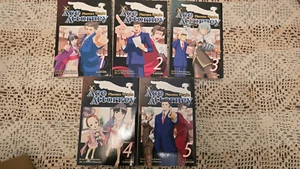 Ace Attorney Manga set completo volumi 1-5 di Capcom - Foto 1 di 9