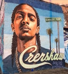 Digital Image Photo Wallpaper Background Desktop NIPSEY HUSSLE Crenshaw LA Art - Picture 1 of 5