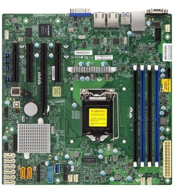 SuperMicro X11SSM-F Motherboard - Image 1 of 1