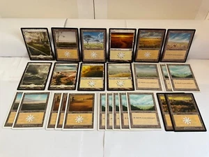 Lot of 25 MTG Magic the Gathering White/Plains Basic Land - Picture 1 of 5