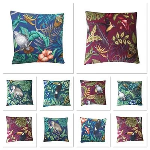 Exotic Rainforest Jungle tropical Animals Handmade Decorative cushion cover - Picture 1 of 13