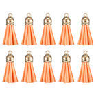 1.46" Cuir Porte-clés Vrac pour Porte-clés Bracelet Bijoux 200Pcs, Orange
