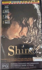 Shine Geoffrey Rush and Noah Taylor PAL VHS Video Widescreen Letterbox Rare - Picture 1 of 3