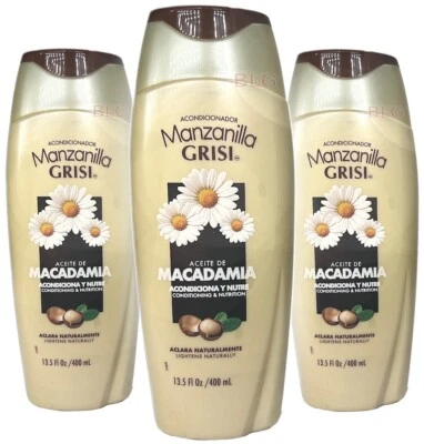 Grisi CHAMOMILE Conditioner Lightens Shines Hair Manzanilla On Sale 13.5oz 3Pack - Image 1 of 2