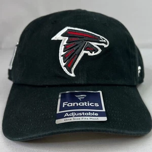 Fanatics Black Mens Adjustable Black Atlanta Falcons Hat Cap BRAND NEW - Picture 1 of 8
