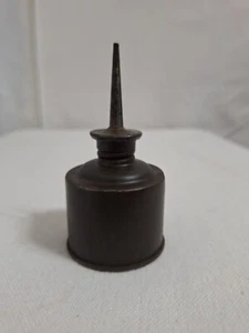 Mini lata de engrasador bomba pulgar vintage caño recto 1,50" base 1 7/8" 3,5" T EE. UU. - Imagen 1 de 8
