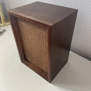 ( 1 ) ONE VINTAGE HEATHKIT AS-41W SHELF STEREO SPEAKER 11X8X6 INCH ( NEW FOAM ) - Picture 1 of 20