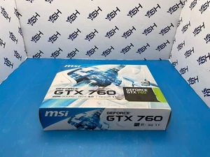 MSI N760-2GD5/OC GeForce GTX 760 2GB GDDR5 PCIe graphics card, DP HDMI 2x DVI - Picture 1 of 5