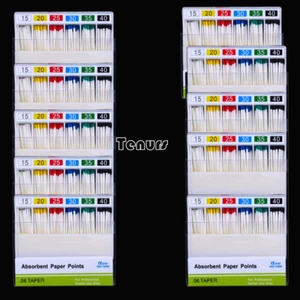 10Box Dental Absorbent Paper Points GP0.06#15-40 - Picture 1 of 12