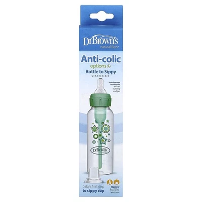 Natural Flow®, Options+™, Anti-colic Bottle To Sippy Starter Kit, 6 Months +, 5 - Image 1 of 3