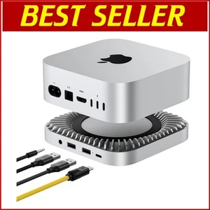 Multifunktionaler Mac Mini Hub mit 40Gbps SSD Unterstützung - Elegantes & Stabiles Design - Bild 1 von 10