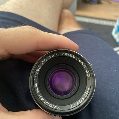 Carl Zeiss Jena DDR Pancolar MC 50mm F/1.8 Lens, M42 Mount excellent condition - Image 1 of 4