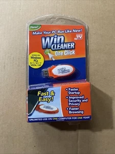 Win Cleaner One-Click PC Cleaner New In Package Speed Boost USB, As Seen on TV. - Picture 1 of 2