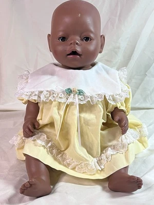Zapf Creations Bebé Niña Nacida Muñeca Afroamericana Bebidas Mojadas 2006 Juguete Foto 1 de 4