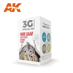 AK Interactive 3G Air Series - WWII IJAAF Aircraft Interior Colors SET 3G - Picture 1 of 7