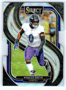 2024 Panini Select #191 Roquan Smith Silver Prizm Troquelado Baltimore Ravens - Imagen 1 de 2