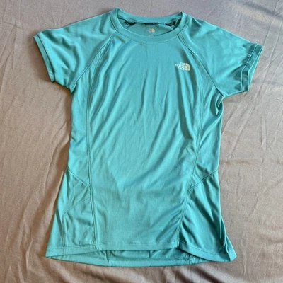 Camiseta deportiva de ciclismo The North Face mediana para mujer manga corta turquesa Foto 1 de 4