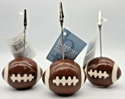 Soporte para foto/globo de fútbol americano peso fiesta de cumpleaños decoraciones Super Bowl nuevo con etiquetas Foto 1 de 4