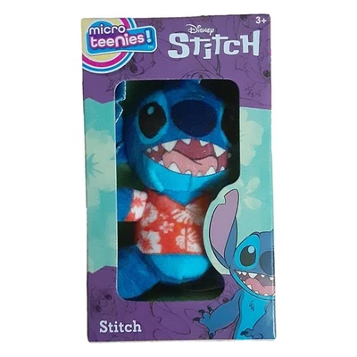 Disney Lilo & Stitch Plushie - Micro Teenies! Hawaiian Shirt Stitch 3" Plush - Image 1 of 4