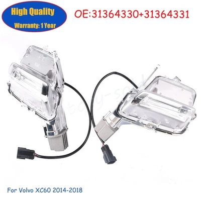 1 Pair Left+Right Fog Lamp Light LED Auto Driving Light For Volvo XC60 2014-2018 - Изображение 1 из 4
