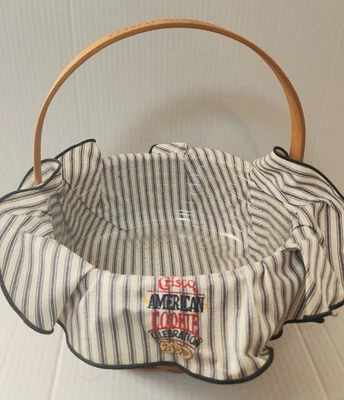 Cesta/revestimiento/protector Longaberger 1992 Crisco American Cookie Celebration  Foto 1 de 3