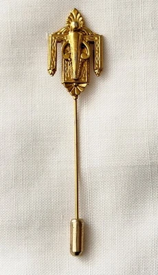 Egyptian Revival Stick Pin signed ART - Image 1 of 4