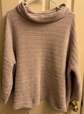 Suéter Pullover Cuello Capucha Liz Claiborne Mujer XL Beige Suave Usado en Excelente Condición Raro Foto 1 de 4