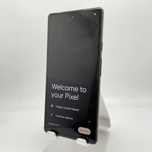 Google Pixel 6a Charcoal 128GB Unknown Carrier - Excellent Condition READ - Afbeelding 1 van 7