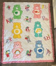 Vintage The Care Bears Baby Blanket Quilt