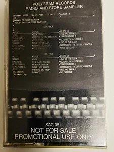 1983 polygram radio & store sampler promo cassette never played - Picture 1 of 3