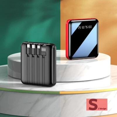 CARICA BATTERIA POWER BANK 8 IN 1 PER SMARTPHONE TABLET ANDROID PC 12800 mAh - Immagine 1 di 4