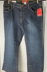 Mossimo Lowest Rise Straight Hip-Thigh Cropped Size 15 Women’s Jeans Brand New - Picture 1 of 6