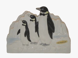 Servilletero vintage 1983 Otagiri cerámica pingüino Japón - Imagen 1 de 6