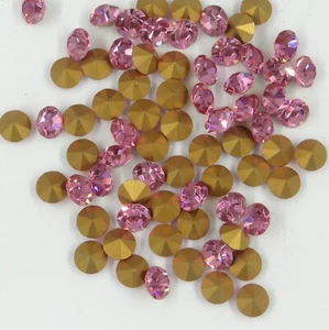 1100 SS40 R * 12 strass Swarovski fond conique 1100 SS40 (8,5mm) ROSE - Picture 1 of 4