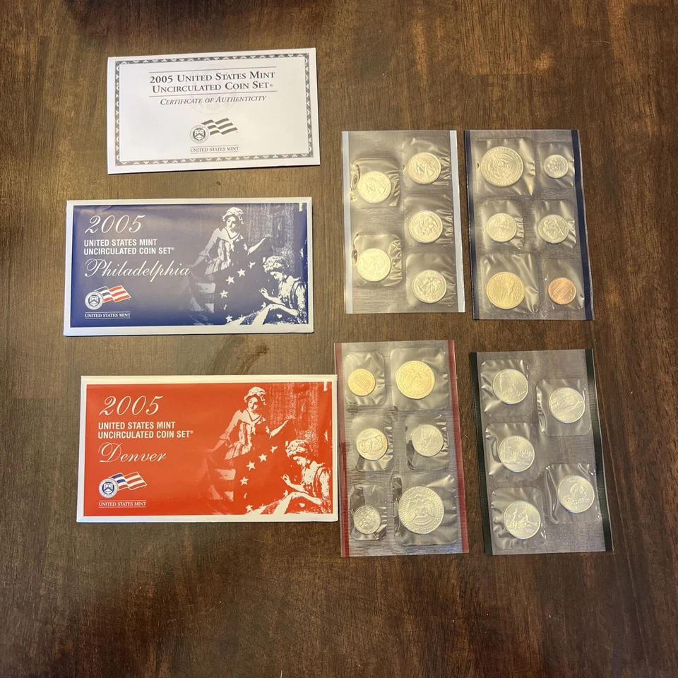 2005 Uncirculated Coin Set U.S Mint Government Packaging OGP COA - Image 1 of 1