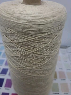 Hilo 100 % seda hilo tejido macramé 3 libras 1,9 oz oro nuevo en cono Foto 1 de 3