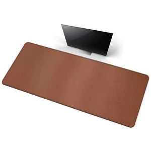 Tapis de bureau en cuir100x50cm tapis de souris Sous main bureau antidérapant... - Afbeelding 1 van 8