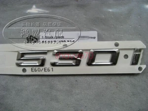 Chrome Number Trunk Rear Letters Word Badge Emblem Sticker for BMW 5 Series 530i - Picture 1 of 5