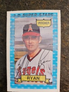 1974 Kellogg's 3-D Nolan Ryan Baseball Card #8 California Angels