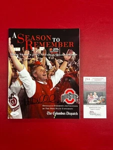 Matt Wilhelm Signed 2002 Ohio State Program w/ JSA Cert Chargers & Packers! - Picture 1 of 4