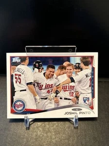 2014 Topps Josmil Pinto Minnesota Twins #162 - Imagen 1 de 2