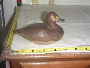 "Estatuilla de PATO pequeña hecha a mano de colección 5" X 3"" arte popular - firmada Buddy Knotts ISL, VA" - Imagen 1 de 9
