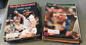 Sports Illustrated Tennis Lot, 30 diff, 1979 - 03, Borg, Graf, Mac, Serena, Ashe