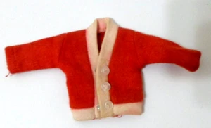 CLONE SKIPPER RED JACKET COTTON SWEATER CLOTHES SANDY MISS GWEN KITTY SISTER 9" - Picture 1 of 2