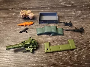 Vintage 1980's GI G.I. Joe Miscellaneous Misc Parts & Accessories Lot Snake Eyes - Picture 1 of 2