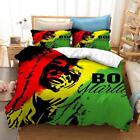 Reggae Singer Bedding Set Bob Marley Quilt Duvet Cover Set Single Double Size