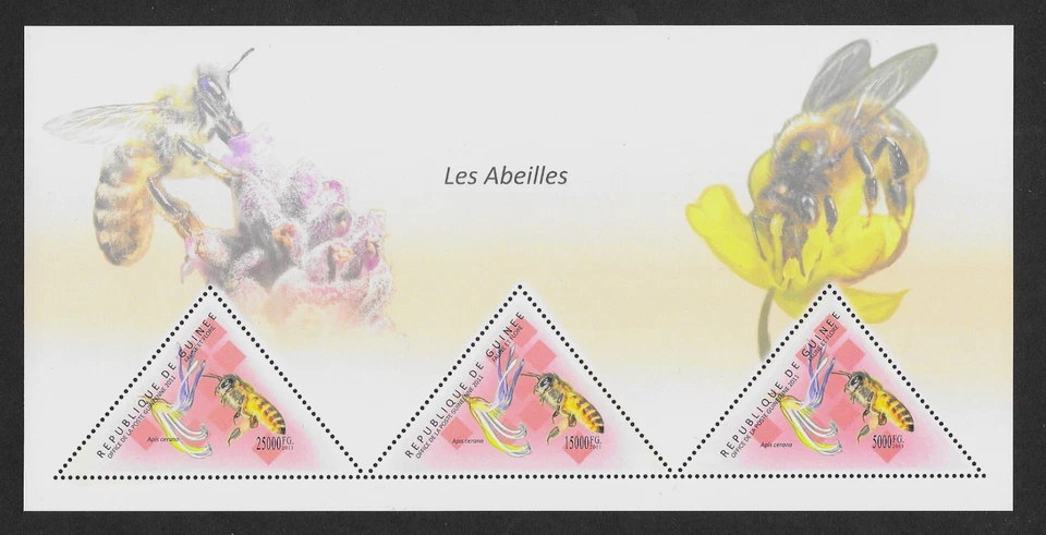 Republique De Guinee 2011 Insects - Bees MNH souvenir sheet. - Image 1 of 1
